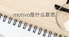 motiva是什么意思 motiva的中文翻译、读音、例句