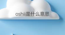 oshii是什么意思 oshii的中文翻译、读音、例句