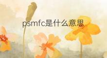 psmfc是什么意思 psmfc的中文翻译、读音、例句