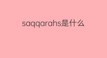saqqarahs是什么意思 saqqarahs的中文翻译、读音、例句
