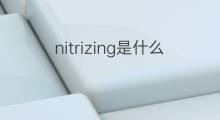 nitrizing是什么意思 nitrizing的中文翻译、读音、例句