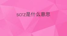 scrz是什么意思 scrz的中文翻译、读音、例句