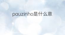 pauzinho是什么意思 pauzinho的中文翻译、读音、例句