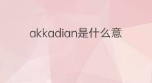 akkadian是什么意思 akkadian的中文翻译、读音、例句