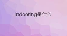 indooring是什么意思 indooring的中文翻译、读音、例句