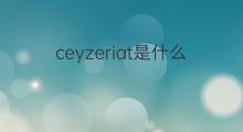 ceyzeriat是什么意思 ceyzeriat的中文翻译、读音、例句