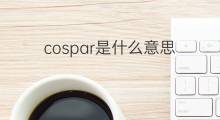 cospar是什么意思 cospar的中文翻译、读音、例句