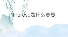 theresa是什么意思 theresa的中文翻译、读音、例句