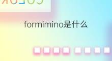 formimino是什么意思 formimino的中文翻译、读音、例句