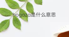 hogaza是什么意思 hogaza的中文翻译、读音、例句