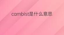 cambist是什么意思 cambist的中文翻译、读音、例句