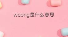 woong是什么意思 woong的中文翻译、读音、例句