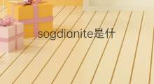 sogdianite是什么意思 sogdianite的中文翻译、读音、例句