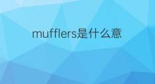 mufflers是什么意思 mufflers的中文翻译、读音、例句