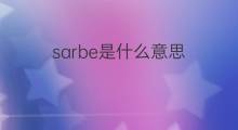 sarbe是什么意思 sarbe的中文翻译、读音、例句