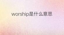 worship是什么意思 worship的中文翻译、读音、例句