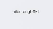 hilborough是什么意思 hilborough的中文翻译、读音、例句