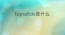 bisnafide是什么意思 bisnafide的中文翻译、读音、例句