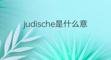 judische是什么意思 judische的中文翻译、读音、例句