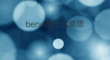 bena是什么意思 bena的中文翻译、读音、例句