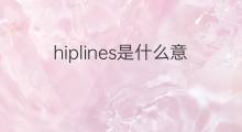 hiplines是什么意思 hiplines的中文翻译、读音、例句