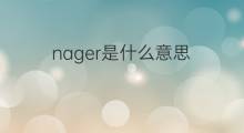 nager是什么意思 nager的中文翻译、读音、例句