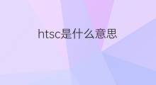 htsc是什么意思 htsc的中文翻译、读音、例句