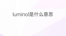 luminol是什么意思 luminol的中文翻译、读音、例句