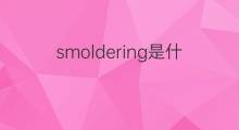 smoldering是什么意思 smoldering的翻译、读音、例句、中文解释
