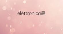 elettronica是什么意思 elettronica的中文翻译、读音、例句