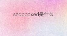 soapboxed是什么意思 soapboxed的翻译、读音、例句、中文解释