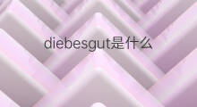 diebesgut是什么意思 diebesgut的中文翻译、读音、例句