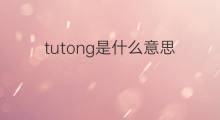 tutong是什么意思 tutong的中文翻译、读音、例句