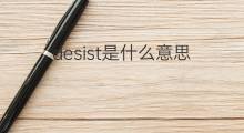 desist是什么意思 desist的中文翻译、读音、例句