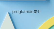 proglumide是什么意思 proglumide的中文翻译、读音、例句