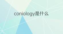 coniology是什么意思 coniology的中文翻译、读音、例句
