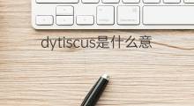 dytiscus是什么意思 dytiscus的中文翻译、读音、例句