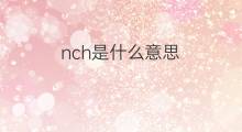 nch是什么意思 nch的中文翻译、读音、例句