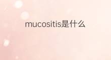 mucositis是什么意思 mucositis的中文翻译、读音、例句