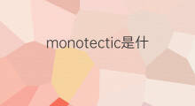 monotectic是什么意思 monotectic的中文翻译、读音、例句