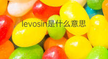 levosin是什么意思 levosin的中文翻译、读音、例句