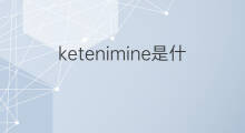 ketenimine是什么意思 ketenimine的中文翻译、读音、例句