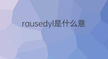 rausedyl是什么意思 rausedyl的中文翻译、读音、例句