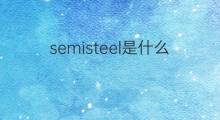 semisteel是什么意思 semisteel的中文翻译、读音、例句