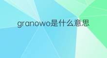 granowo是什么意思 granowo的中文翻译、读音、例句