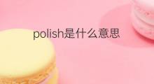 polish是什么意思 polish的翻译、读音、例句、中文解释