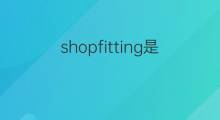 shopfitting是什么意思 shopfitting的翻译、读音、例句、中文解释