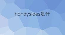handysides是什么意思 handysides的翻译、读音、例句、中文解释
