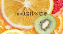 hmd是什么意思 hmd的翻译、读音、例句、中文解释