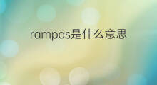 rampas是什么意思 rampas的翻译、读音、例句、中文解释